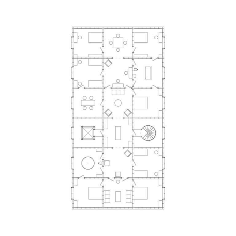 Monument house, unbuiltarch,